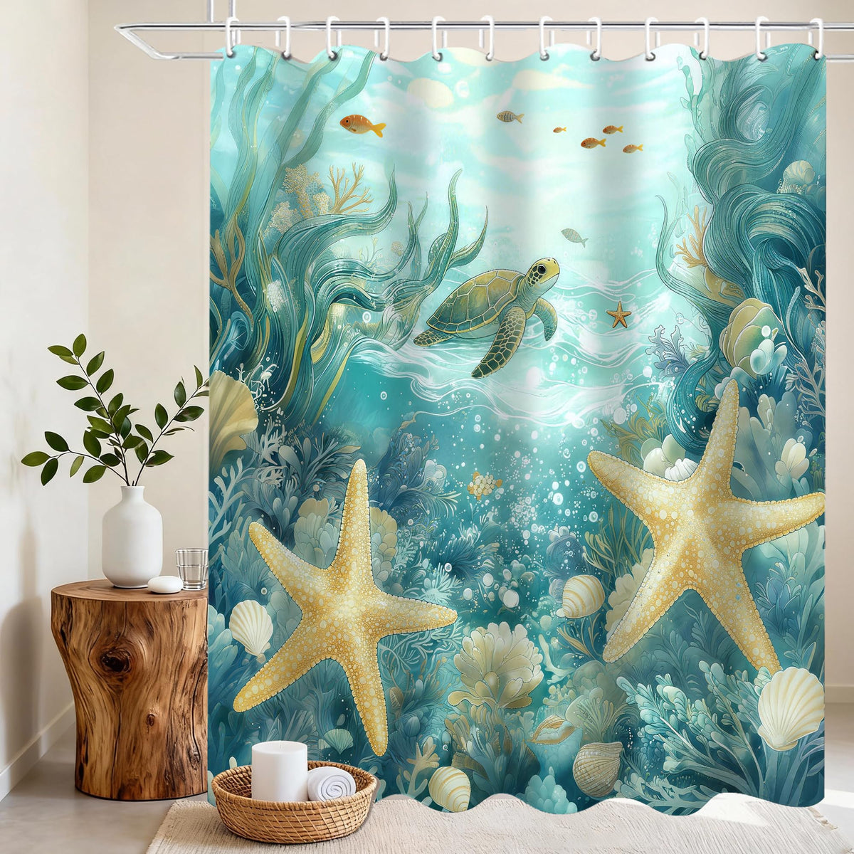 Nkzply Waterproof polyester curtain material dries quickly after showers