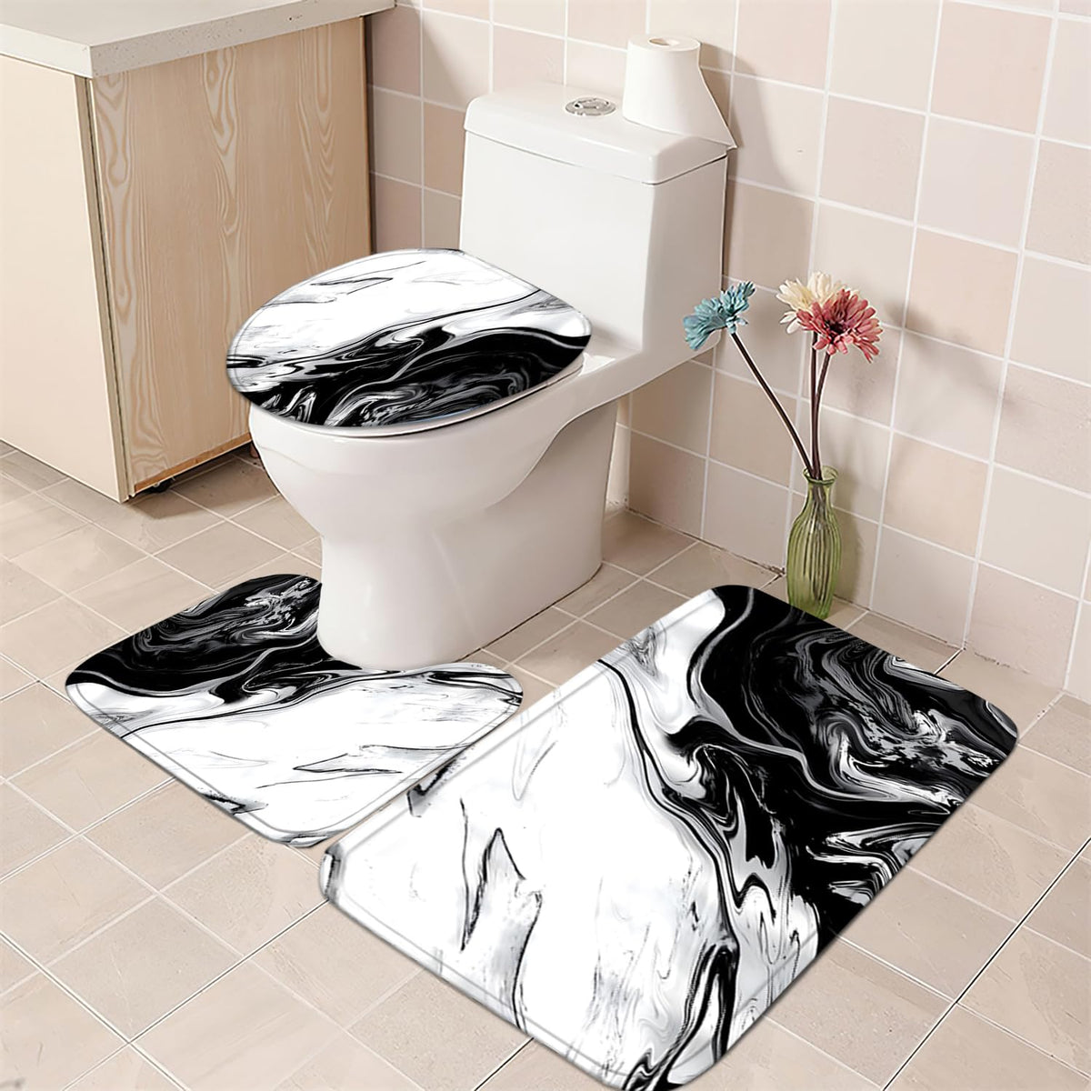 Nkzply shower curtain hooks set for easy installation