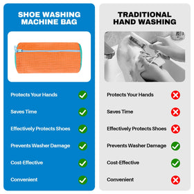 NMQHPA shoe washing bag is easy to load and use in the machine