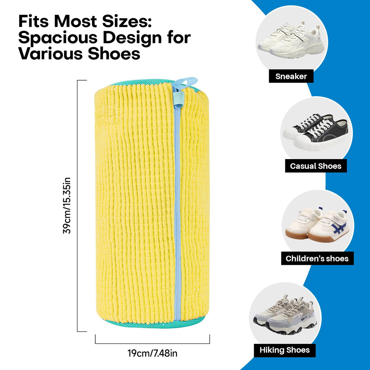 NMQHPA easy-load design for quick shoe cleaning