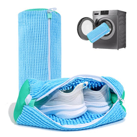 NMQHPA shoe washing bag front view for safe sneaker laundering.