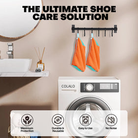 NMQHPA shoe washing bag fits most shoes for versatile cleaning