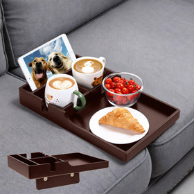 Nnewvante couch insert tray between sofa gaps for a steady surface and quick access