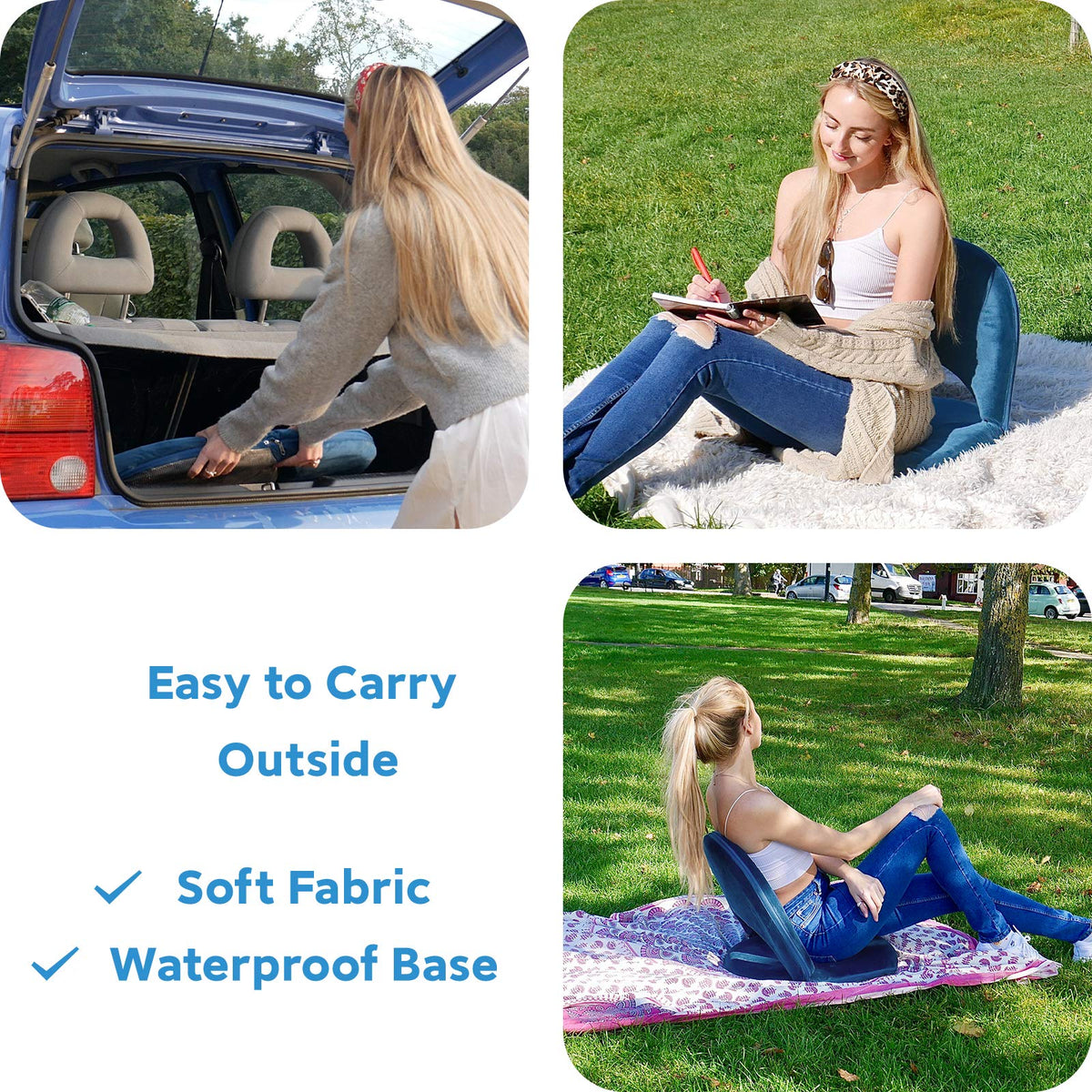 Nnewvante versatile floor chair for reading, gaming, and meditation.