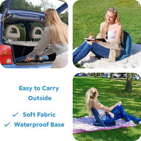 Nnewvante versatile floor chair for reading, gaming, and meditation.