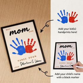 Nnyoggsto detachable stand frame for easy display on shelves or desks