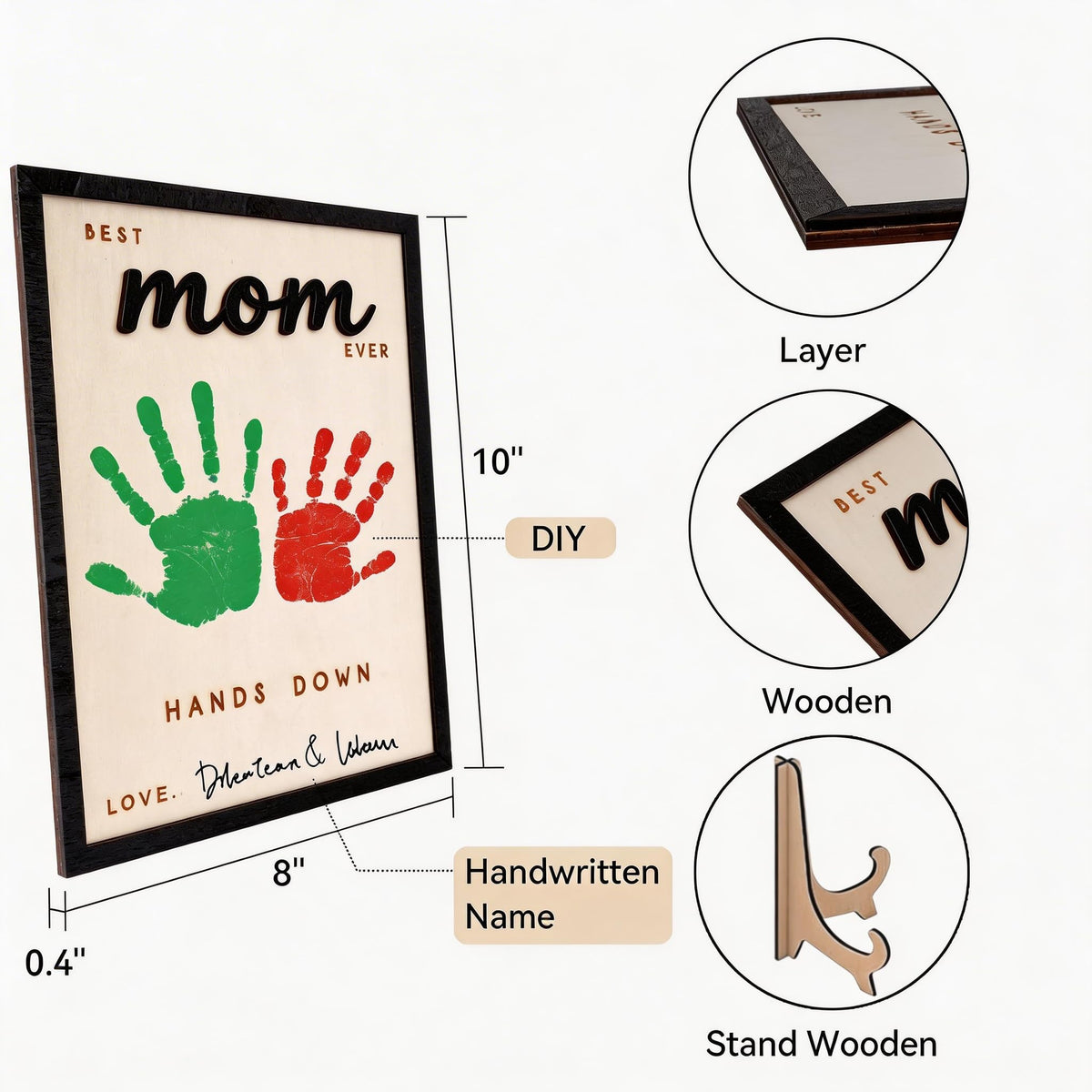 Nnyoggsto handprint space designed for clear, lasting family memories