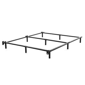 NOAH MEGATRON queen bed frame side view highlights slim profile for space efficiency