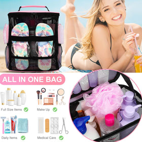 NOBLIGOAL folding hanging design keeps toiletries organized on the go.