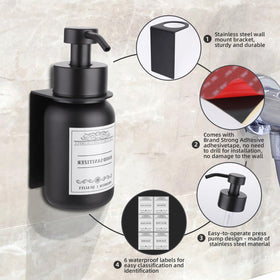 Stainless steel pump resists rust for longevity in humid spaces.
