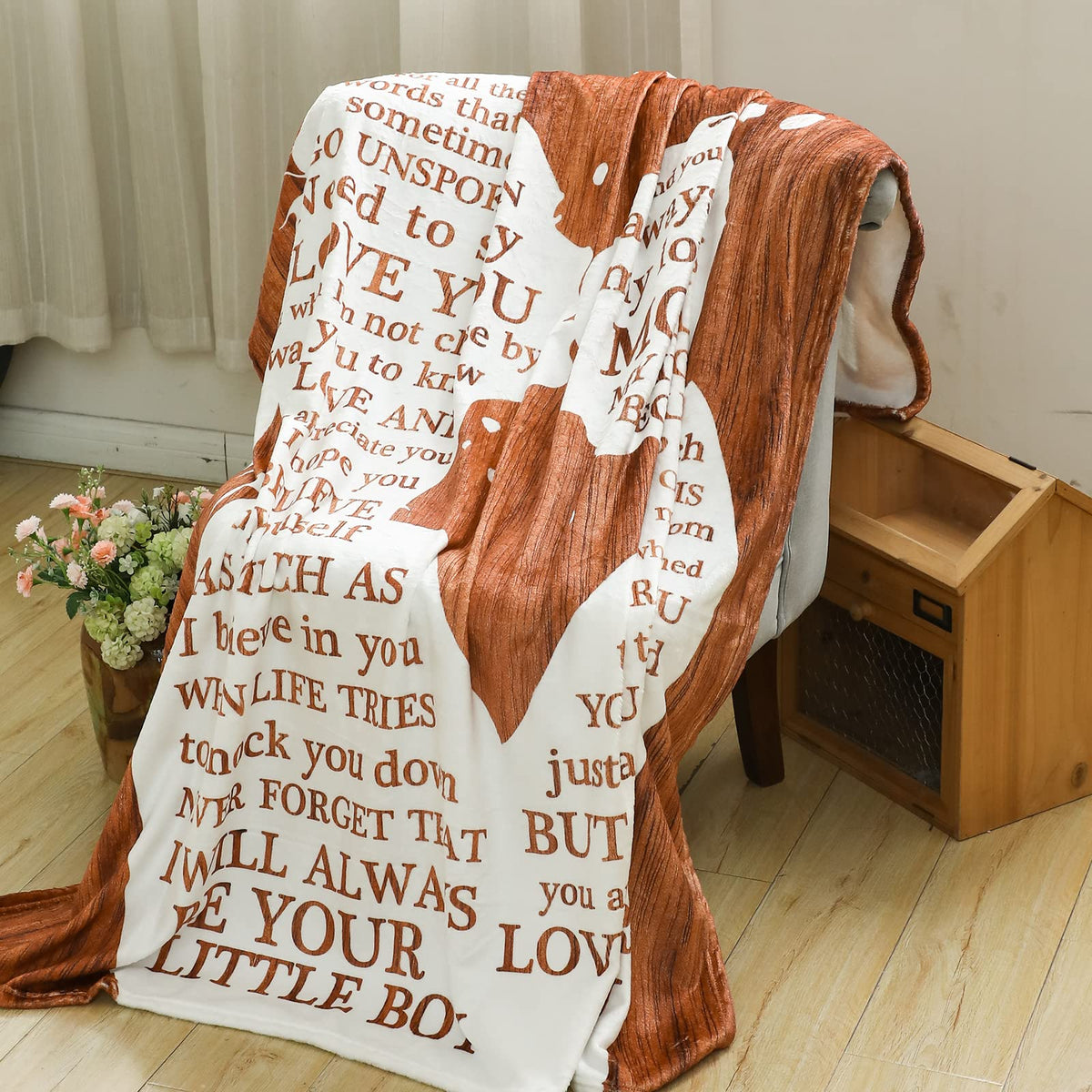 Noilfasiki gift-wrapped blanket showcases thoughtful packaging for gifting