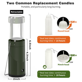 NOMFIX windproof emergency light shown in outdoor setup for reliable use.