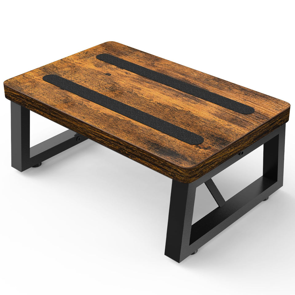 NomNest One Step Stool with non-slip foot pads for stable footing and floor protection