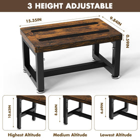 NomNest Step Stool at 8.66 inches height for easier reach.