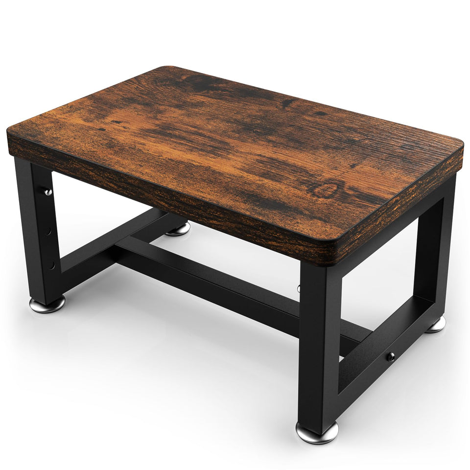 NomNest Step Stool with adjustable heights aids reach to counters safely.