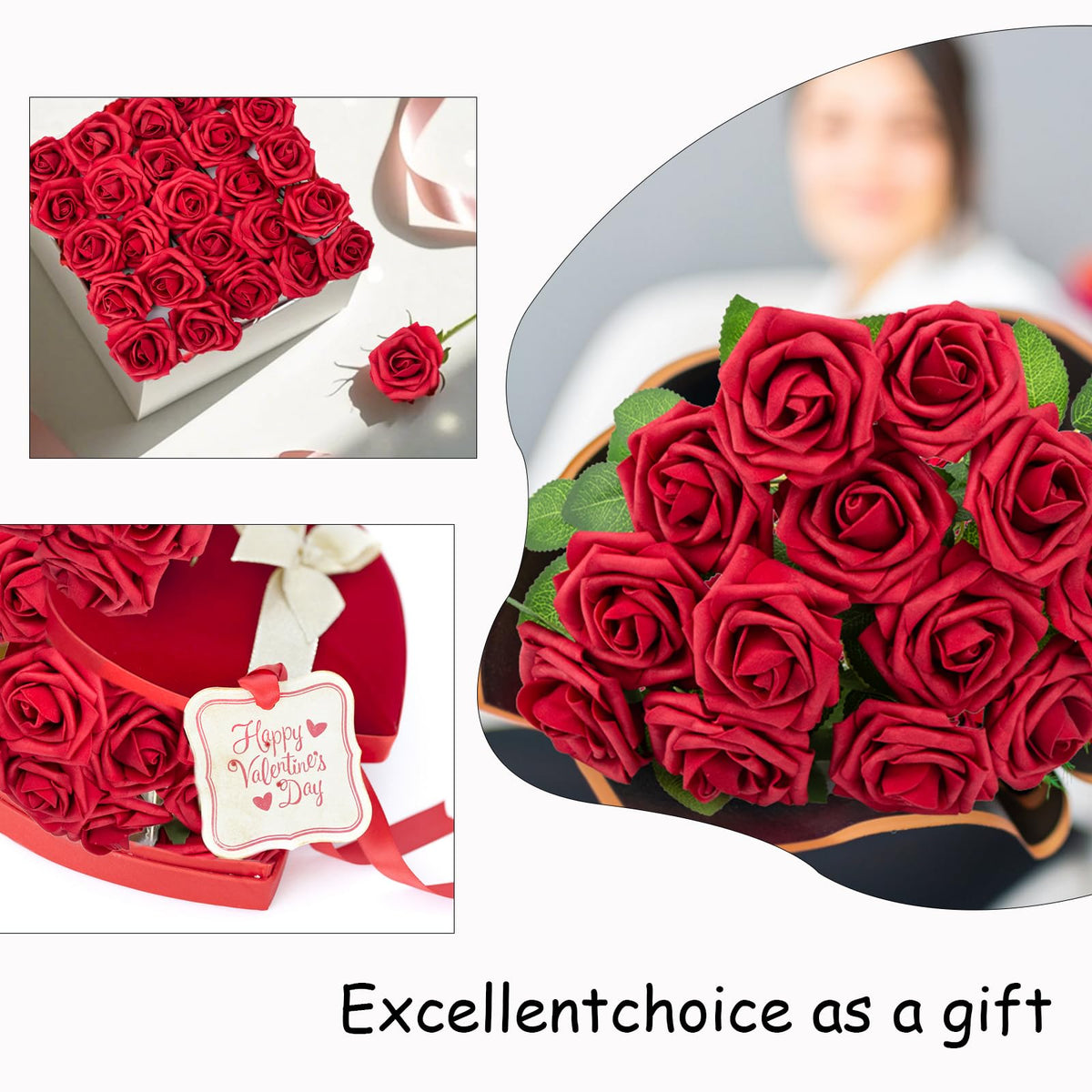 NONMON DIY wedding decor rose used in centerpieces for romantic ambience
