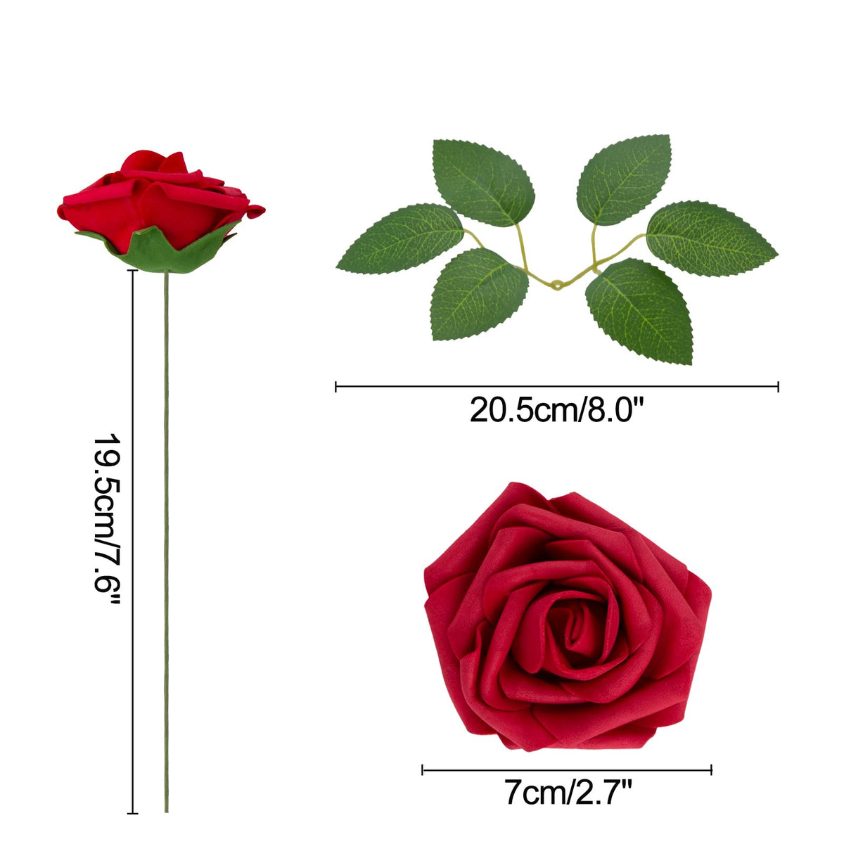 NONMON Valentine's rose decor showing vibrant color for home and gifts