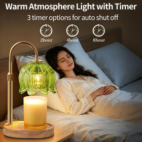 NONVJJ Flower Warmer Lamp adjustable height supporting jars up to 7.08 inches tall.