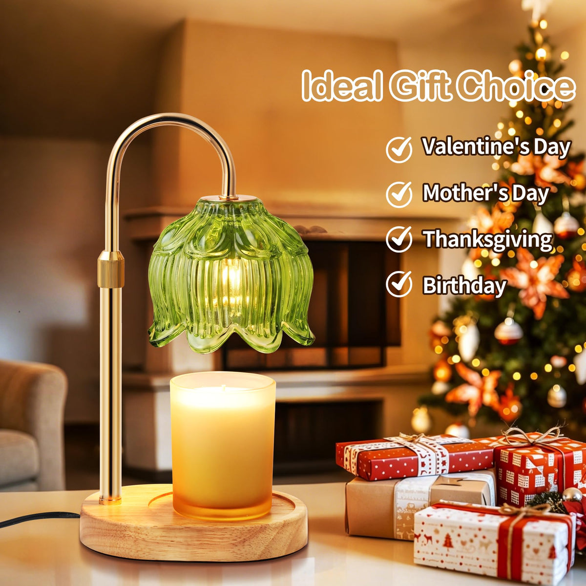 NONVJJ Flameless Wax Warmer offers safe, worry-free candle enjoyment at home.