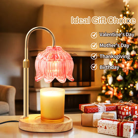 NONVJJ Flower Candle Warmer Lamp ideal for living spaces like offices and kitchens