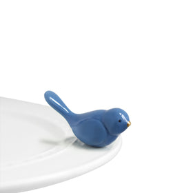 Nora Fleming Bluebird of Happiness mini hand-painted for seasonal decor.