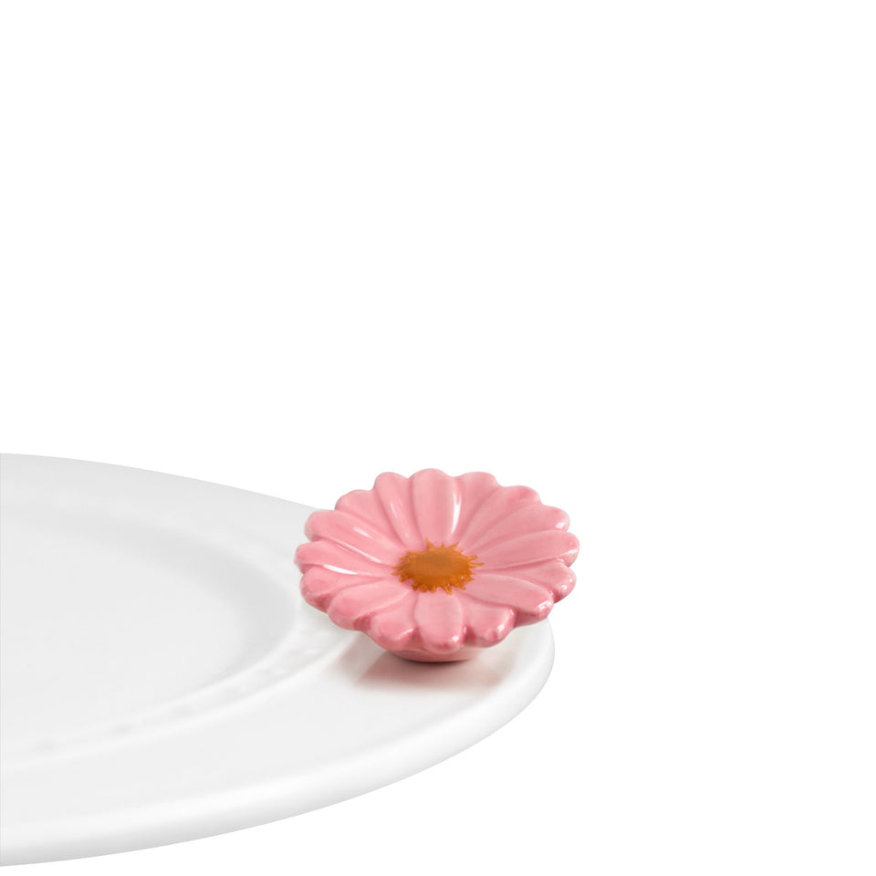 Nora Fleming Flower Power Gerber Daisy base display for spring decor
