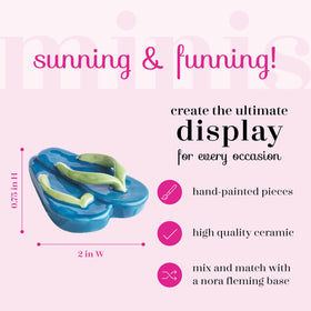 Nora Fleming hand-painted mini close-up shows detailed artistry for seasonal decor