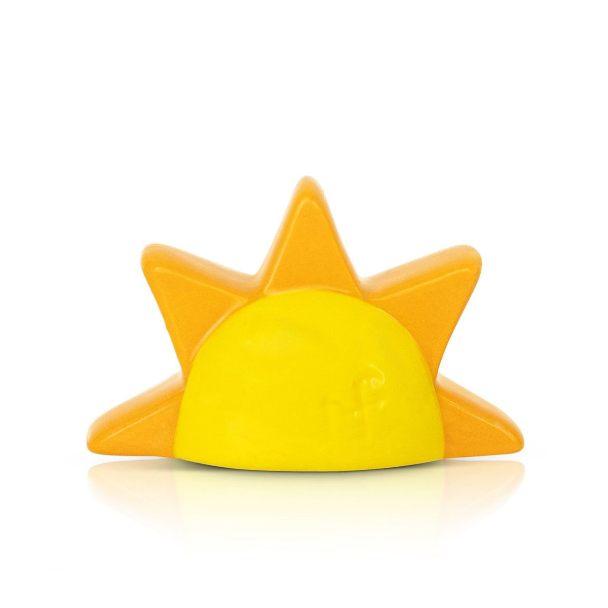 Nora Fleming Here Comes The Sun mini, hand-painted, adds cheer to desks and shelves