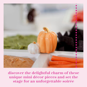 Nora Fleming interchangeable base and mini for versatile fall display