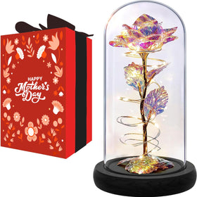 Norcalway Galaxy Rose Dome Lamp as a luminous centerpiece for romantic decor