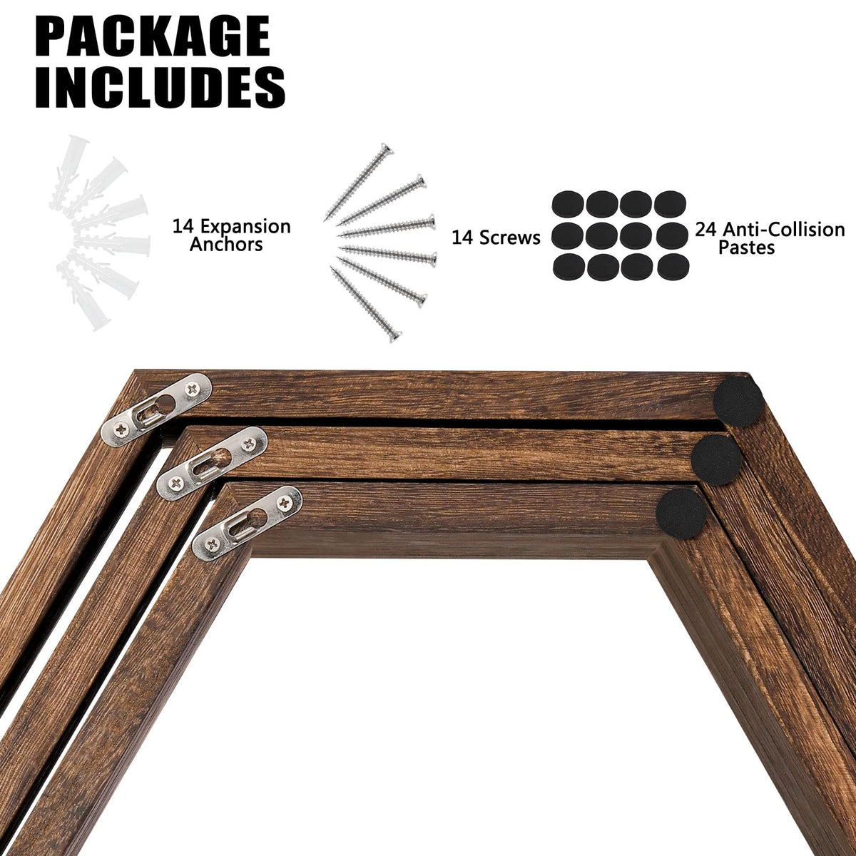 NORCEESAN NOVIMANGO geometric wall decor for contemporary room accents.