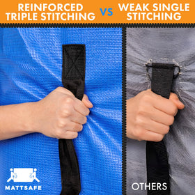 Nordic Elk Cal King mattress bag heavy-duty zipper keeps enclosure secure.