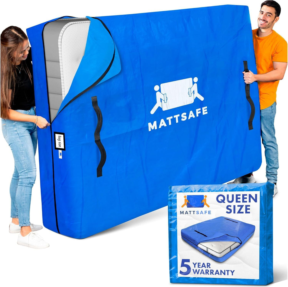Nordic Elk queen mattress bag sealed to protect against stains and moisture