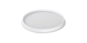 Nordic Ware 11x11 microwave rack white side view ideal for compact kitchen layouts.