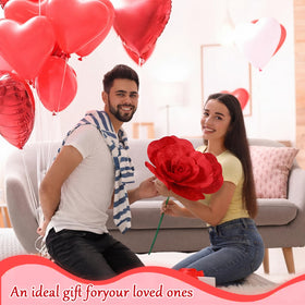Norme 20-inch rose arrangement showing bold centerpiece potential with lifelike petals.