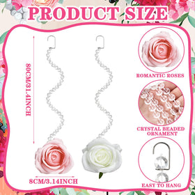 Norme crystal garland with clear beads enhances ambient lighting for receptions.