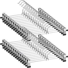 NORTHERN BROTHERS pants hangers, 30-pack, keep closets tidy and space-efficient.