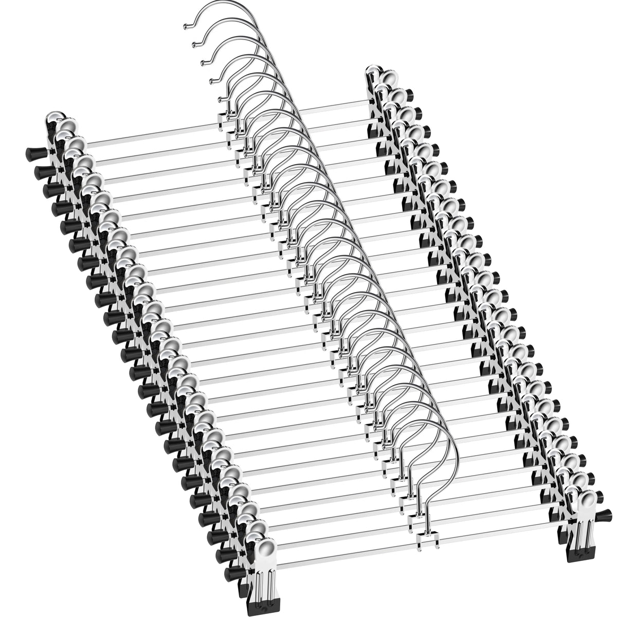 Northern Brothers pants hangers 50 pack for tidy closet organization