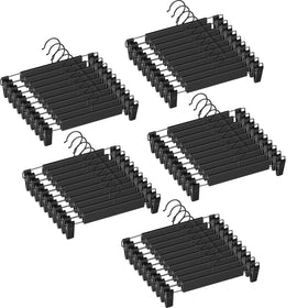 NORTHERN BROTHERS pants hangers with adjustable clips for secure grip across garments