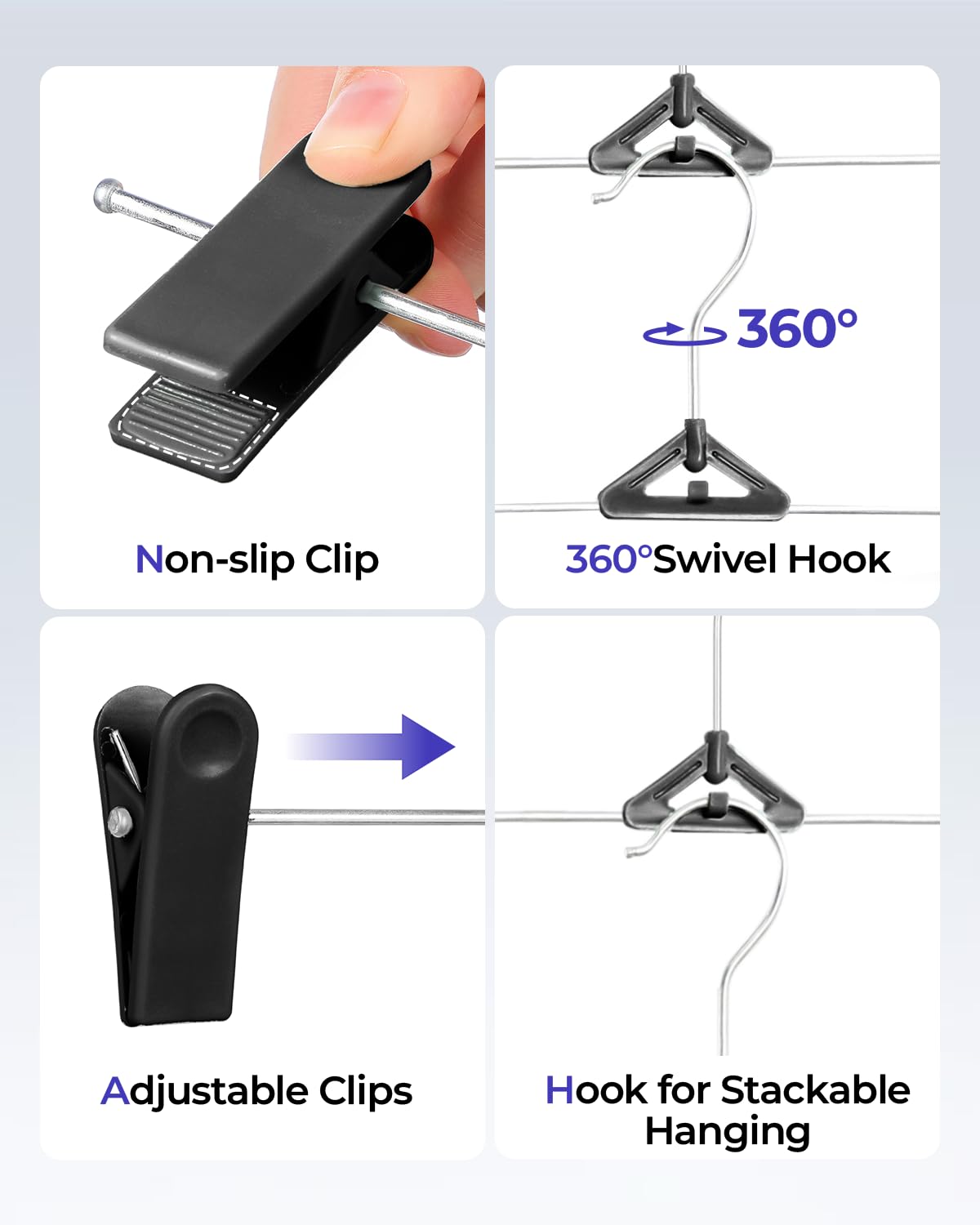 Northern Brothers adjustable clips fit pants, shorts, and skirts of various sizes