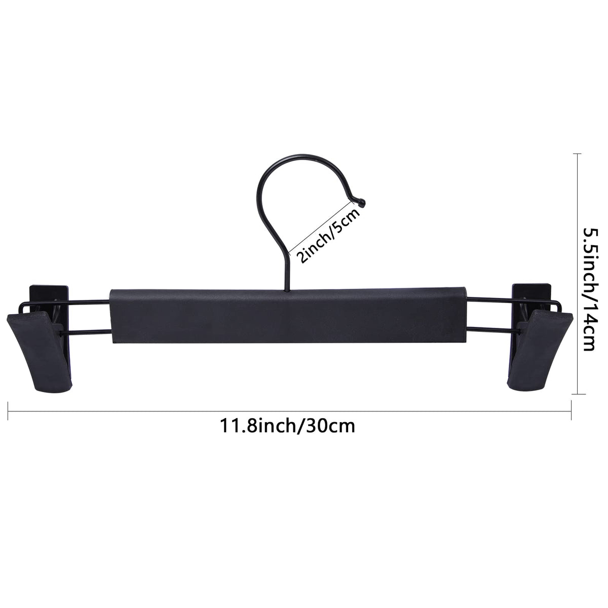 NORTHERN BROTHERS plastic clip hangers prevent metal marks on clothes