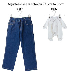 NORTHERN BROTHERS hangers with rubber-coated clips prevent marks on clothes.