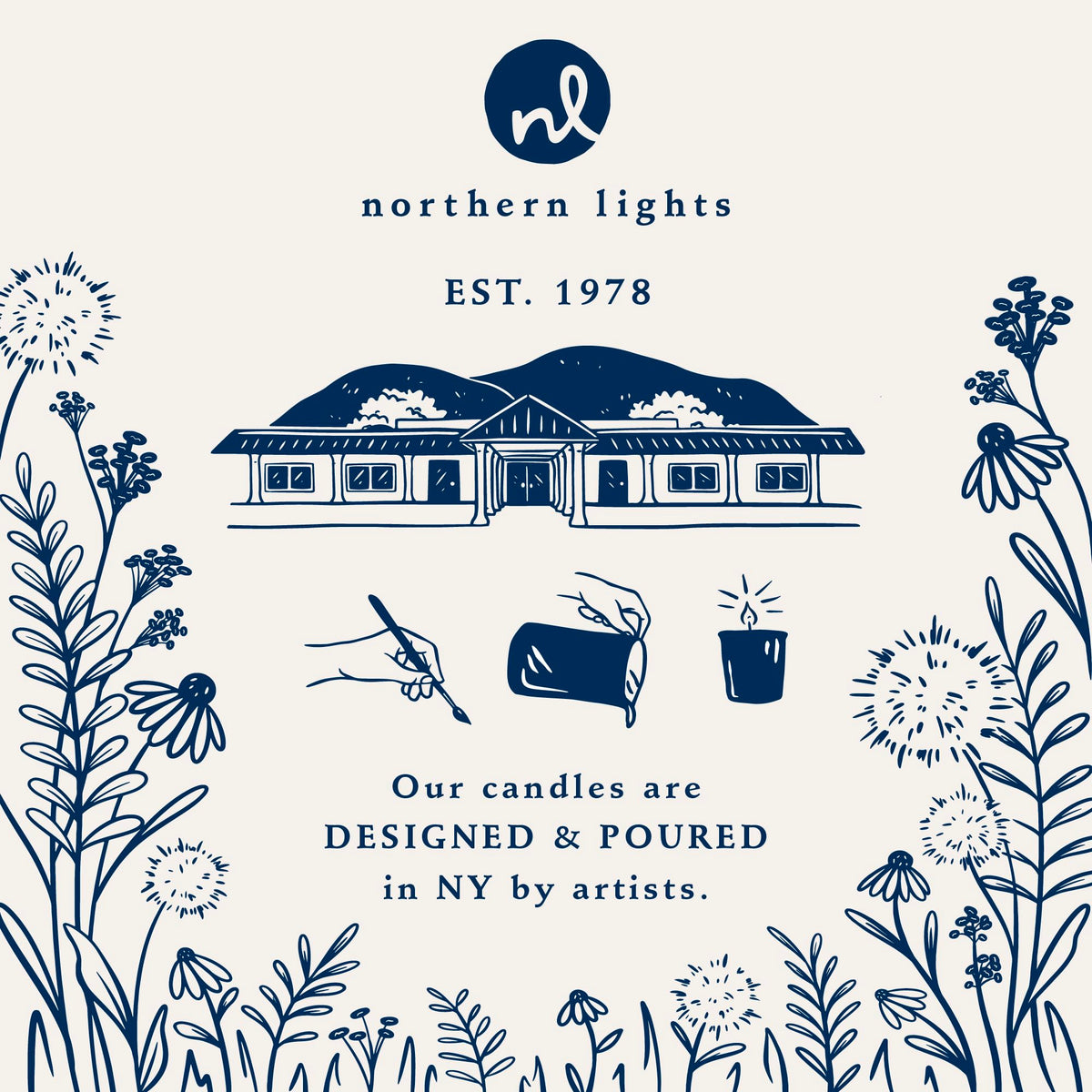 Northern Lights Candles Spirit Jar enhances mood during after-dinner relaxation.