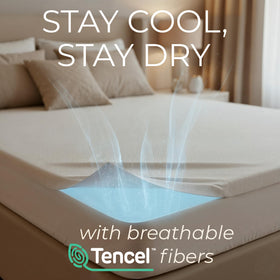 NORTHERNFARE cooling breathable fabric helps wick heat for dry sleep.