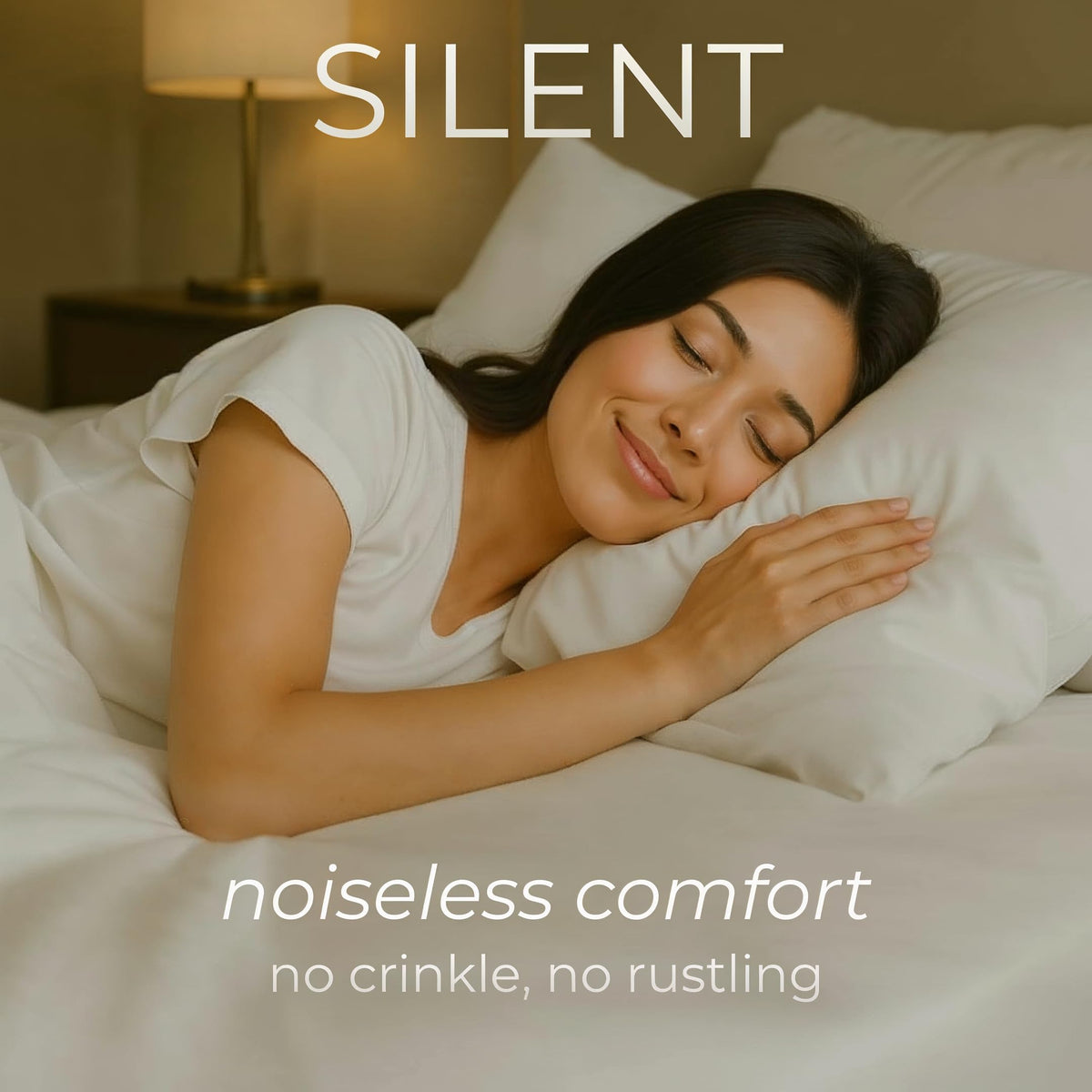 NORTHERNFARE noiseless design eliminates crinkle sounds for peaceful rest.