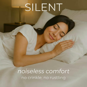 NORTHERNFARE noiseless design eliminates crinkle sounds for peaceful rest.