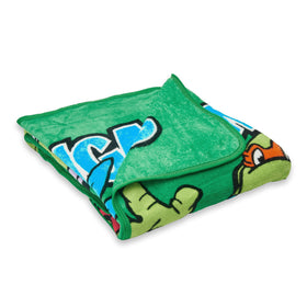 Northwest TMNT throw 46 by 60 inches provides ample coverage for couches and beds