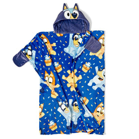 Northwest Bluey hooded throw - 3D sculpted artwork for imaginative playtime