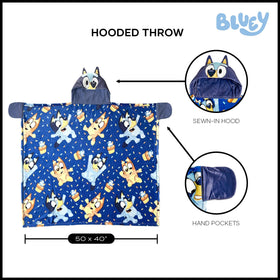 Northwest Bluey throw - bedroom decor ready for bedtime stories and snuggles