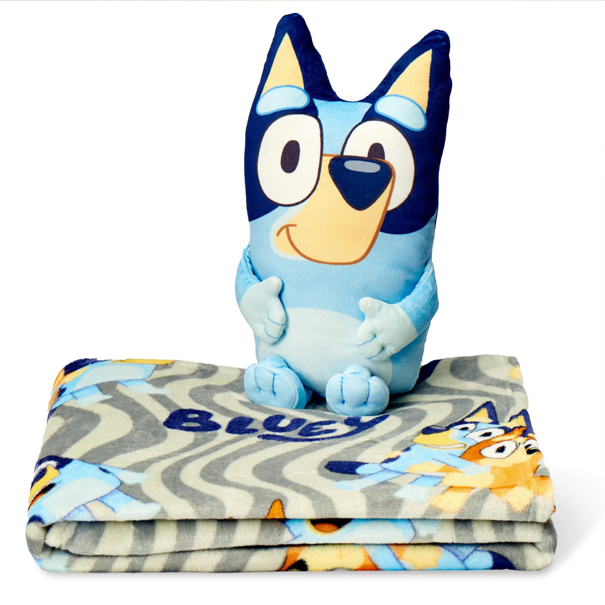 Northwest Bluey throw blanket with a vivid pattern for cozy storytime